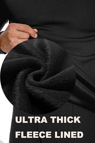 Mens Thermal Underwear Set Ultra Thick for Cold Weather Fleece Lined Long Johns Winter Base Layer Top and Bottom2