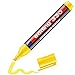 Produktbild edding 330 Permanentmarker - gelb - 1 Stift - Keil-Spitze 1-5 mm - wasserfest, schnell-trocknend - wischfest - für Karton, Kunststoff, Glas, Holz, Metall, Glas
