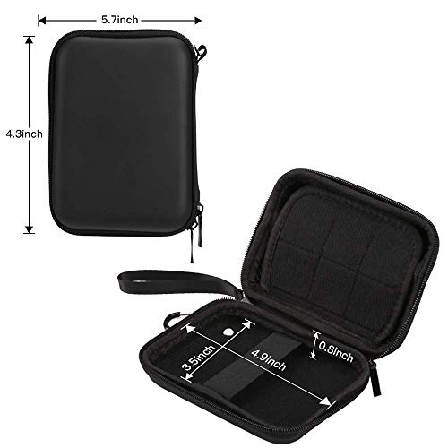 Agptek Eva Waterproof Hard Drive Case For Ravpower Filehub Western Digital Wd Elements My Passport Canvio Basics Seagate Backup Plus Slim 1Tb 2Tb Usb 3.0, Portable 2.5" External Hard Drive Travel Bag #TOP1