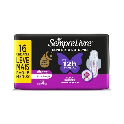 Sempre Livre Absorvente Externo Noite Dia Adapt Plus Com Abas 16 Unidades