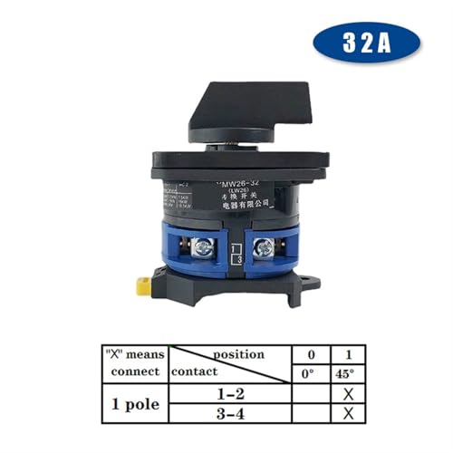 Moteur de commande protégé : interrupteur à cames rotatif 690V LW26-32/1 - 2