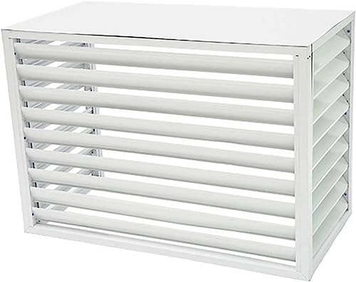 Pantalla de privacidad de aluminio para tapar aire acondicionado y aislar ruidos del motor