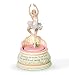 Ballet Collection Joseph's Studio Exclusive Revolving Ballerina Musical Figurine with a Verse Shoot for The Moon Land Among The Stars, 7.25-Inch