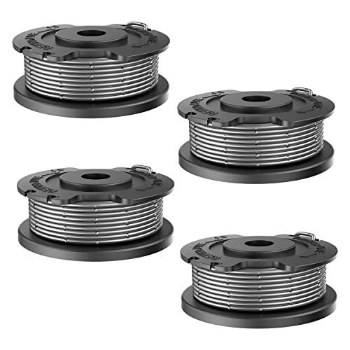 Bobina a Filo per Tagliabordi,4 Pezzi Φ1,65mm 4,9m F016800569 F016800385 Bobina di Ricambio Nylon,Bobine per Bosch Art 23 SL 26 SL EasyGrassCut 18 23 26 Decespugliatore