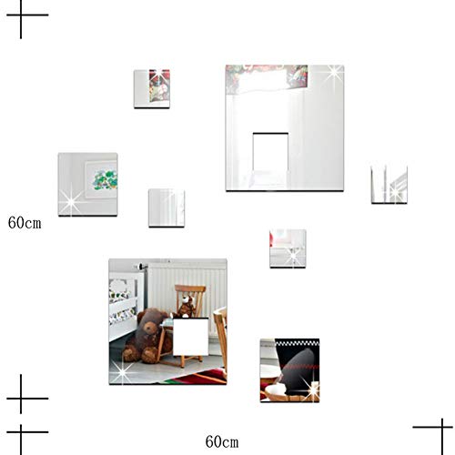 PLUS PO Wand Spiegel 3D Wallpaper Acryl Spiegel Acryl Spiegel Wohnzimmer Spiegel Wand Schlafzimmer Wand Spiegel Wandtattoos Günstige Tapete Gold