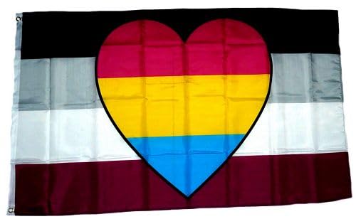 Fahne/Flagge Asexuell Symbol 90 x 150 cm