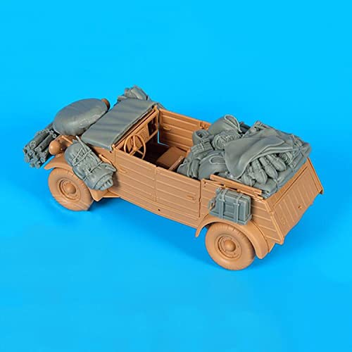 Kit modelo escena resina escala 1:35 sin carro miniatura 2