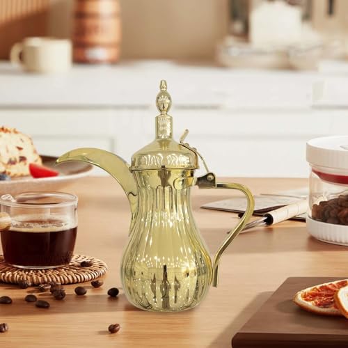 Tetera para café árabe de acero inoxidable que evita pérdidas de calor 8