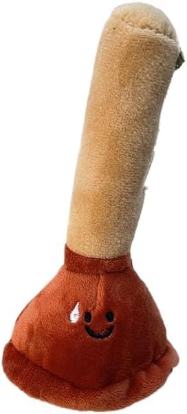 Image of 1Pc Plunger Keychain Pendant,Unique Toilet Plunger Soft Keychain for Backpack Decoration or Gifts,Decorate Car Keys, Wallets, Handbags, Keys, Figures Stuffed Animals and