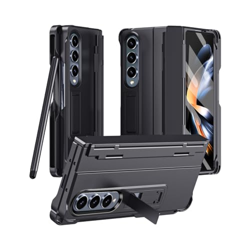 Coque antichoc Samsung Galaxy Z Fold 4 5G : étui intégral noir avec vitre écran