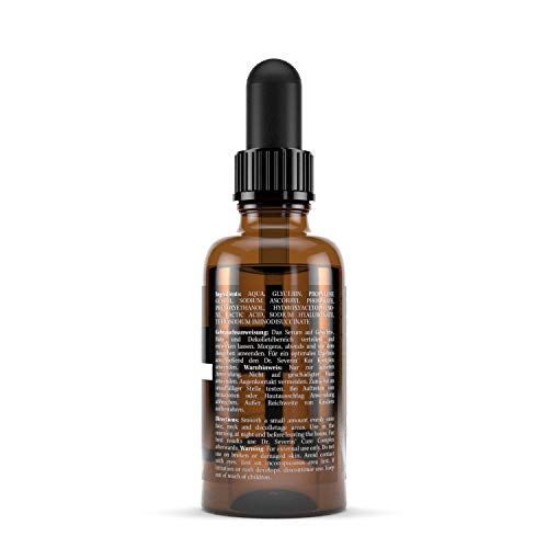 Dr. Severin 50ml ultra serum: dr. severin® vitamin c hyaluron serum hochkonzentriert i hyaluronsäure-serum mit vitamin c i anti-falten booster mit hochmolekularer hyaluronsäure i vor dem ausgehen anwenden