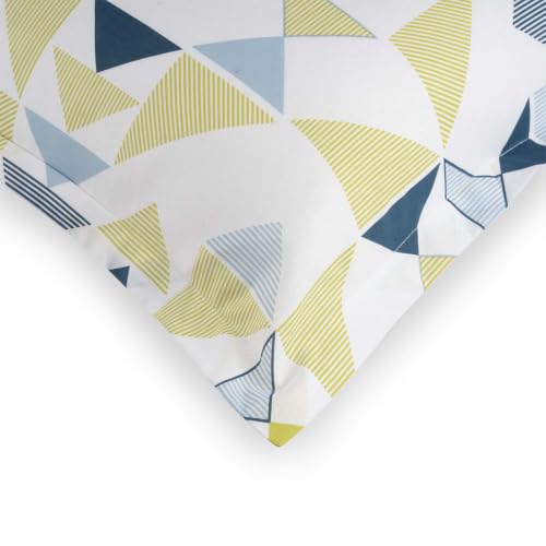 Image of Wakefit 100% Cotton Pillow Cover Set of 2 | 200 TC Soft & Breathable Pillow Cases | King Size 19 x 36 Inch | Skin Friendly, Durable & Gentle Machine Washable | Maze