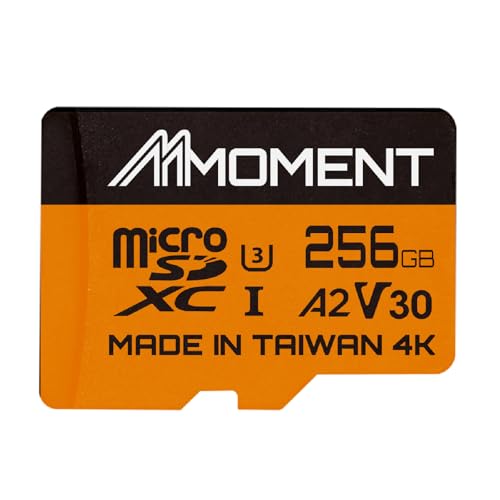 MMOMENT Tarjeta micro SDXC de 256 GB, A2, UHS-I, U3, V30, compatible con clase 10, velocidad de lectura de hasta 160 MB/s, velocidad de escritura de hasta 120 MB/s, adaptador SD incluido