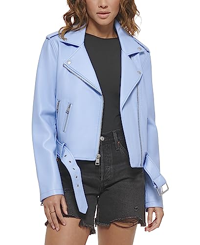 Levi's womens The Belted Faux Leather Moto Jacket (Regular & Plus Size)