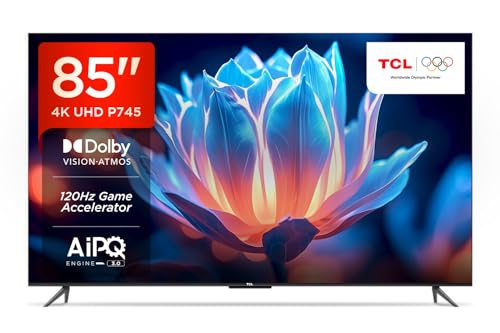 Image of TCL 216 cm (85 inches) 4K Ultra HD Smart LED Google TV 85P745 (Black)