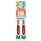 GuruNanda Dynamic Luminance Toothbrushes - Medium Bristles for Plaque Removal - Gentle on Teeth & Gums - Ideal for Kids & Adults - Pack of 2