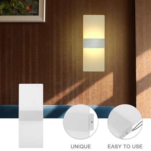 Iluminación interior LED con la lámpara de pared acrílica de 6w para escaleras 2