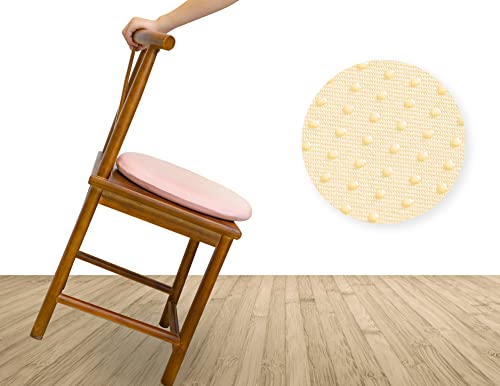 Removable Round Chair Cushions, Memory Foam Chair Pads Comfortable Mat, Non-Slip Breathable Seat Cushion, Suitable For Office, Living Room, Dining Room, Washable -15.7X15.7X1.77 Inches (Light Pink) #TOP2