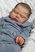 Anano Chubby Reborn Baby Boy Lifelike Veins 24 Inch Realistic Reborn Toddler Dolls Big Size Real Life Newborn Baby Dolls That Look Real Bebe Realistic Babies with Pacifier