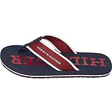 Normale Passform Tommy Hilfiger Herren Classic Hilfiger Beach Sandal Flipflop, RWB, 43 EU