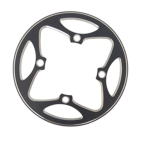 MYEEI 104 BCD Road Bicycle Chain Wheel Guard 44T 42T Aluminum Alloy Guard MTB Chainring Cover Mountain Bikes Chain Ring Protect Cover Support (Color : 42T)