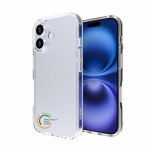 Image of TPU For Iphone Clear Case 16, [Anti-Yellowing Technology] [Military Grade Drop Protection] Shockproof Slim Hybrid Phone Case For Iphone 16 - Crystal Clear