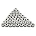 Premium Miniature Ball Bearings, Metal Sealed, Silver, 6 Pack, Precision Engineered for Smooth Operation, Industrial and Hobby Use (Mr72zz 2x7x3mm)