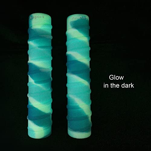 image for Ayaport Kayak Paddle Grips Non-Slip Silicone Wraps Blister Prevention 