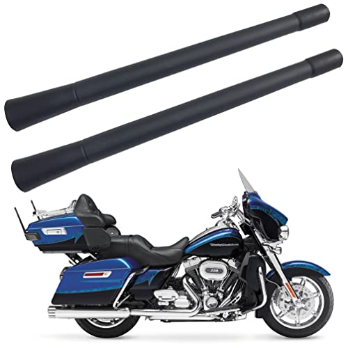 2 Pack Short Motorcycle Antenna Replacement for Harley Davidson (1989-2022), Harley Davidson Touring Electra Glide Ultra Classic - 7 inch Flexible Rubber FM/AM Reception Harley Davidson Antenna 2 Pack Short Motorcycle Antenna Replacement for Harley Davidson (1989-2022), Harley Davidson Touring Electra Glide Ultra Classic - 7 inch Flexible Rubber FM/AM Reception Harley Davidson Antenna