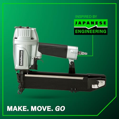 Metabo HPT 15/16 Inch Wide Crown Stapler, Pro-preferred Pneumatic Power Nailers, Fastening Tool for Wire Lathing, Housewrap, Roofing & Insulation, 16 Gauge, 5/8"to 2" Crown Staples, N5021A thumbnail 12