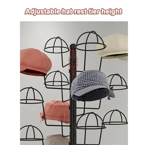 Rangement perruque sur pied pivotant pour protéger vos chapeaux - 3
