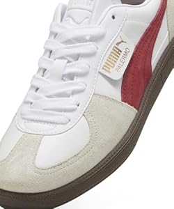 ★PUMA★ Palermo Lth White Gray Red 39646405 Puma Palermo Lth Shoes 'White/Vapor Gray/Red' (396464-05