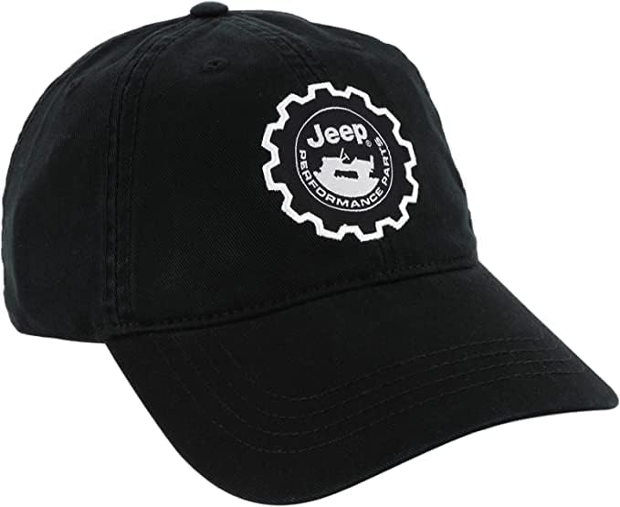 Jeep Hat Performance Parts Gear Logo Gorra de béisbol de sarga pesada
