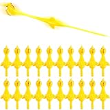 POPLAY Chicken Finger Slingshot, 21PCS Flying Rubber Chickens for Kids Birthday Supplies, Birthday Goodie Bag Stuffers, Classroom Treasure Box Carnival Prizes, Stretchy Toys