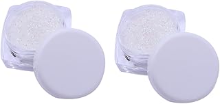 minkissy 2 Peças Pigmentos De Sombra Solta Sombra De Olho Pó Pó Kit De Manicure Sombra Brilhante Glitter Sombra De Olho Pigmento Solto Sombra Glitter Sombra Conjunto De Rosto Iluminador