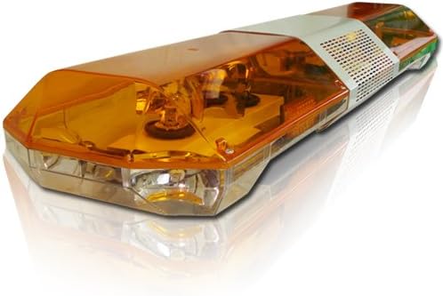 Voltex 48" Amber Halogen Lightbar w/Quad Amber Led Flashers for Traffic Arrow Board Light Control