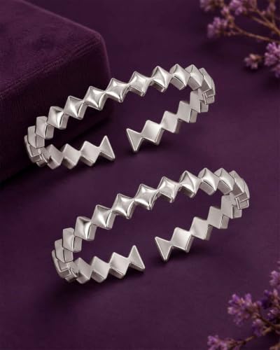 Image of Clara 925 Sterling Silver Size Adjustable Toe Rings Pair Gift for Women
