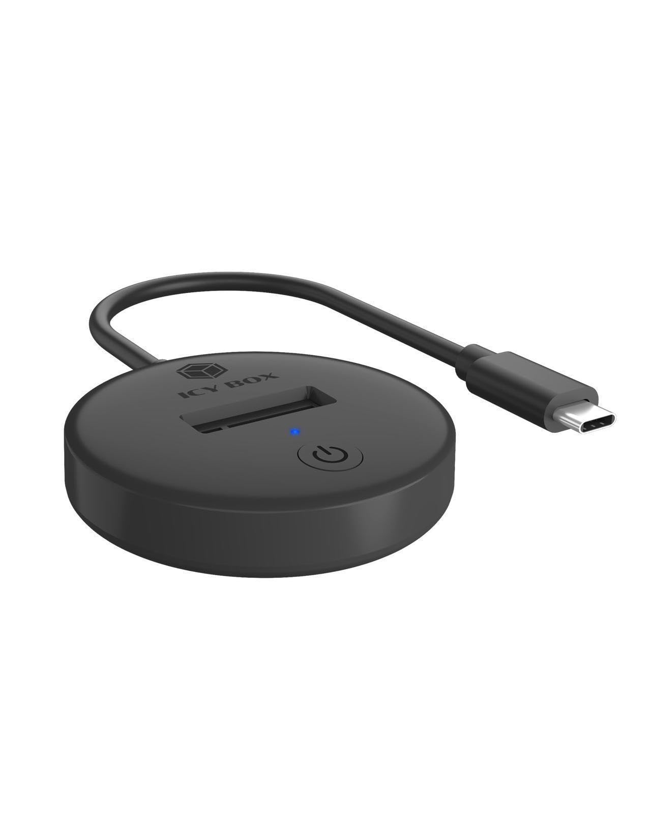 ICY Box DockingStation NVMe & SATA M.2 SSD, USB-C 3.1 Gen 2, 10 Gbps, Toolless, IB-1610MCD-C31