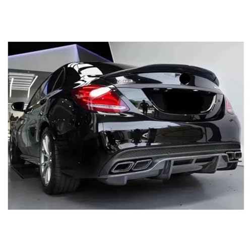 Spoiler difusor de parachoques trasero para Benz W205 AMG 2015-2020 6