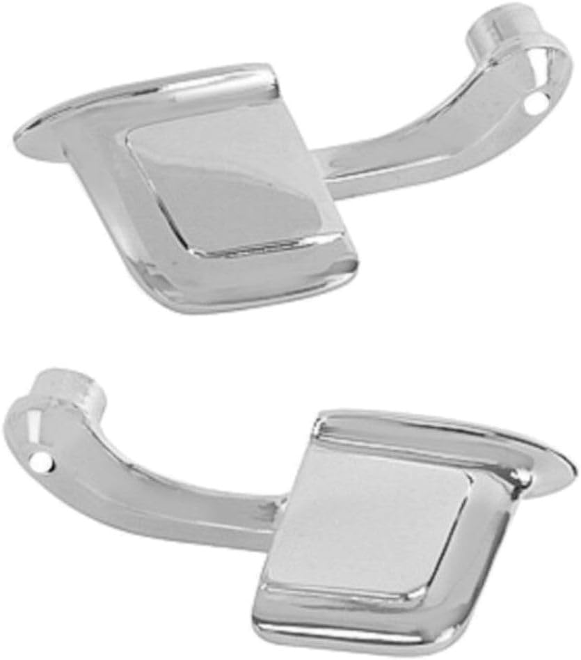 2pcs Inner Left Driver and Right Passenger Side Chrome Door Handle Pair for Chevy for Impala 1959-1967