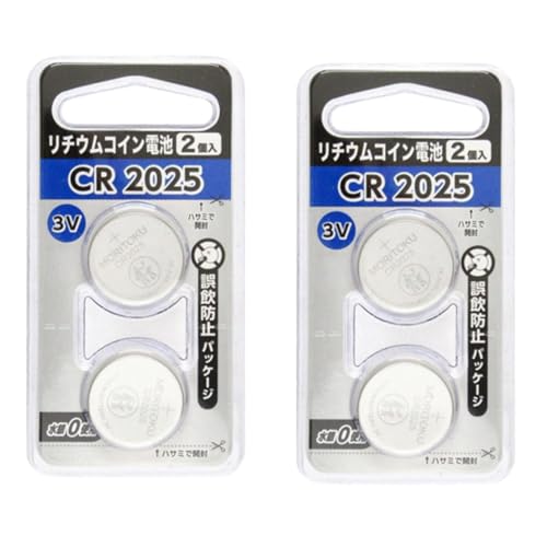 ���`�E���R�C���d�r CR2025�b�{�^���d�r 3V ����0�E����h�~�p�b�P�[�W�b�d��E�̉��v�E�X�}�[�g�L�[�ȂǂɓK�� (2�Z�b�g)