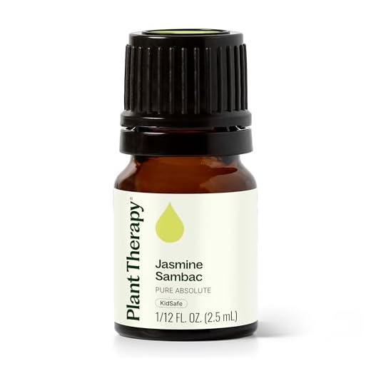 Plant Therapy Jasmine Absolute Essential Oil 100% Pure, Undiluted, Natural Aromatherapy, Therapeutic Grade 2.5 mL (1/12 oz)