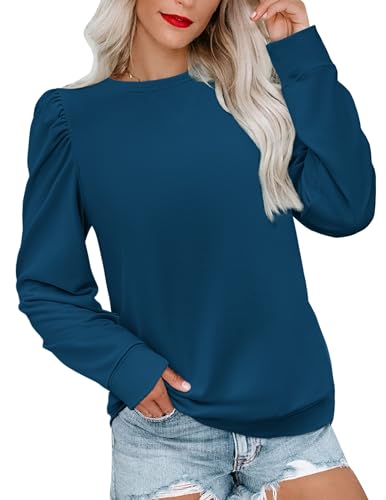 Zeagoo Long Sleeve Shirts for Women Fall Tunic Tops 2025 Ladies Tops and Blouses Casual Outfits