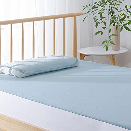 �N����(Kumori) �ڐG�⊴ �~���p�b�h �����A�b�v �Ђ��� �x�b�h�p�b�h �ėp �ʋC���ɗD��� �z������ �􂦂� ���⊴�~�p�b�h(�N�C�[���E160X200cm �u���[)