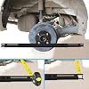 Ertuohg Wheel Alignment Tool, Toe Alignment Tool Plate, Toe Plates Wheel Alignment Tool, Car DIY Toe Alignment Tool, Wheel Alignment Tools Kit for Easy Storage, Metal