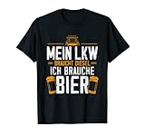 Mein LKW braucht Diesel ich brauche Bier! Du bist gerne LKW-Fahrer, Lastkraftwagenfahrer, Berufskraftfahrer, Trucker, Brummifahrer, Brummi und Fernfahrer dann ist dieses Motiv perfekt für dich.