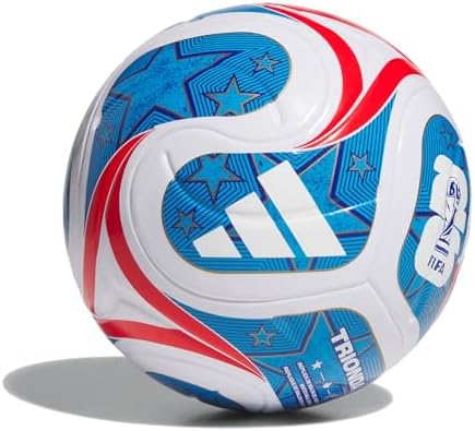 adidas Unisex-Adult World Cup League USA, White/Team Royal Blue/Solar Blue/Vivid Red, 5