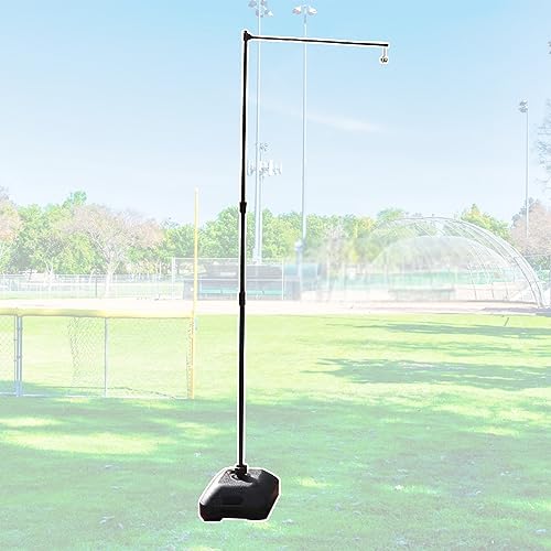 Entraîneur de saut vertical en métal réglable avec cloche et base stable pour entraînement