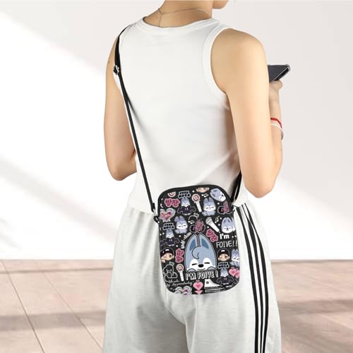 Image of JNIAP Korean Group Stay Crossbody Bag Korean Group Stay Wolf Gifts I'm Foive Gifts Stay Merchandise Stay Wolf Shoulder Bag