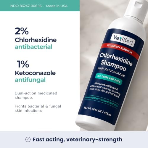 VETIFIED Chlorhexidine Shampoo 16 fl oz - NDC: 86247-002-16 - 1